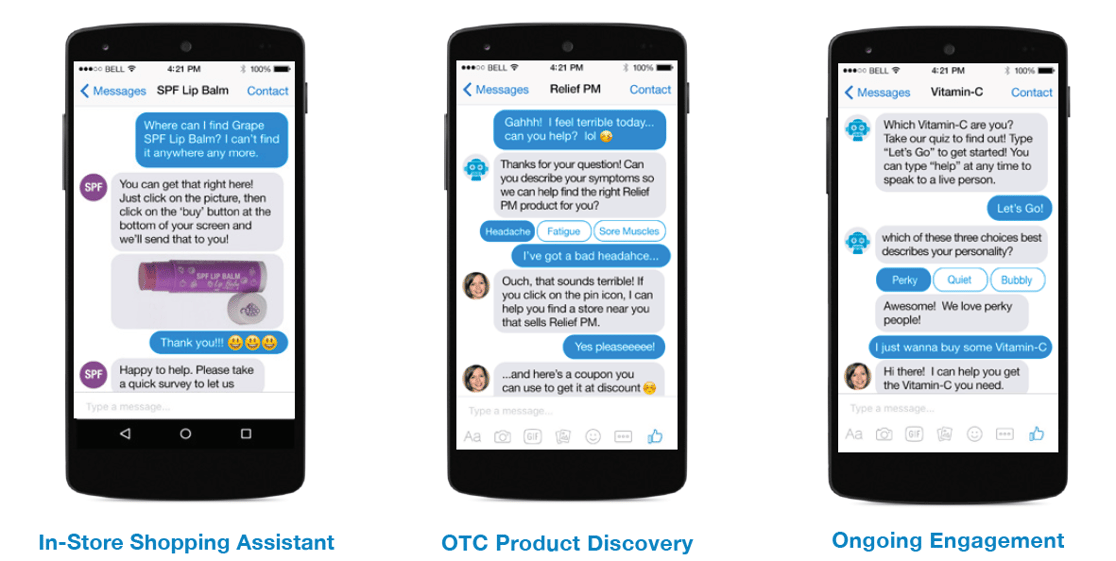 OTC 3 Great chatbot ideas